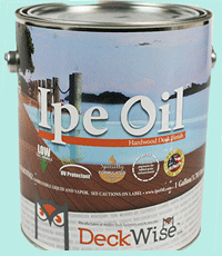 ipe oil showing can front