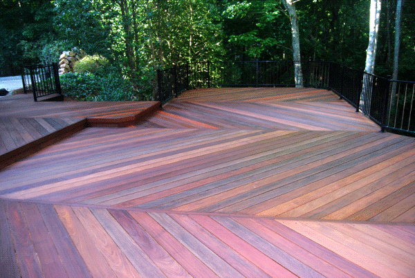 ipe deck showing colors