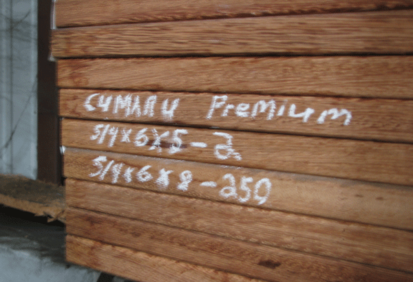 cumaru stack going to Caribbean